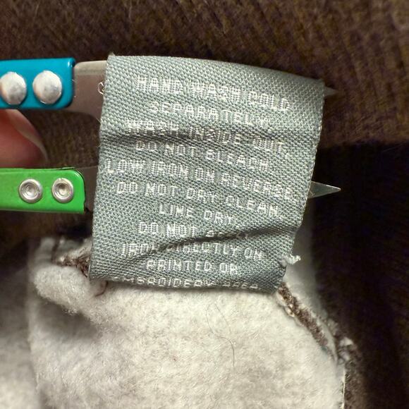 Play Cloths Our Gang 1977 Large P Crewneck Pullover Sweatshirt Brown Unisex XL - Picture 11 of 12